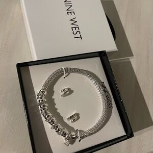 Nine West Silver Jewelry Set